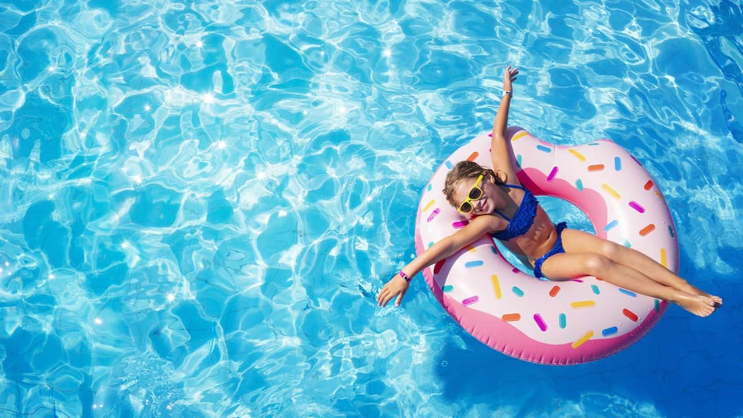 A dip in the municipal swimming pool