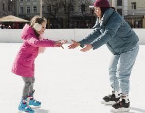 Patinoire en plein air