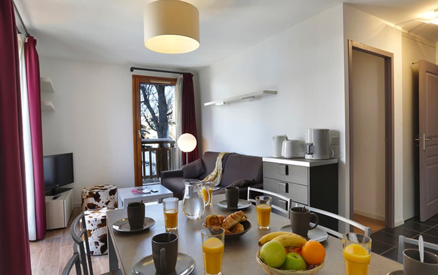 Résidence Au coeur des Ours aux 2 Alpes - Appartement 3P6