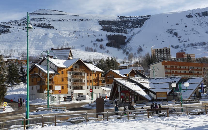 Résidence Au coeur des Ours aux 2 Alpes - Extérieur hiver