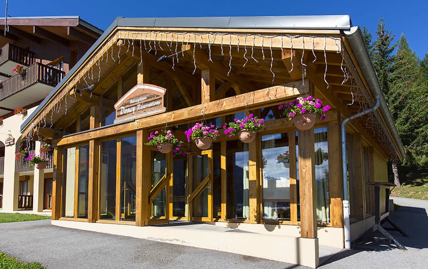 Résidence Beauregard à Valmorel - extérieur été
