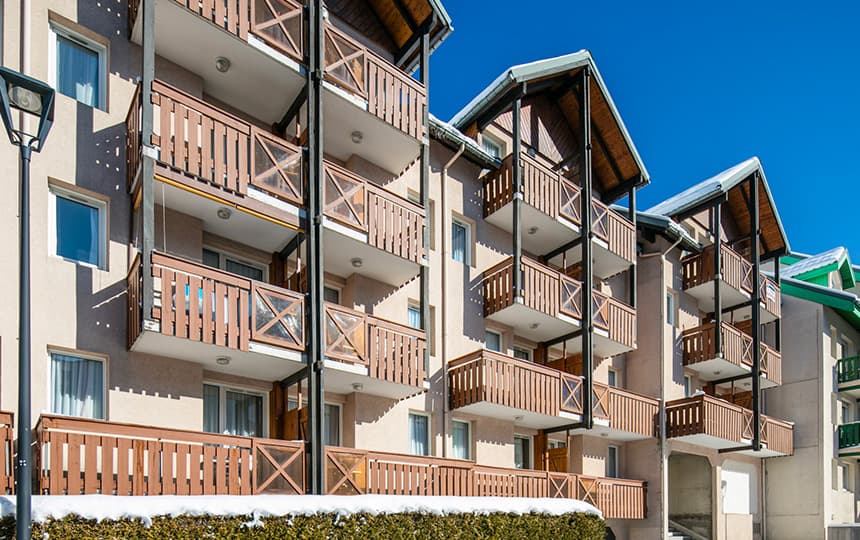 Résidence La Croix Margot à Villard de lans - extérieur hiver