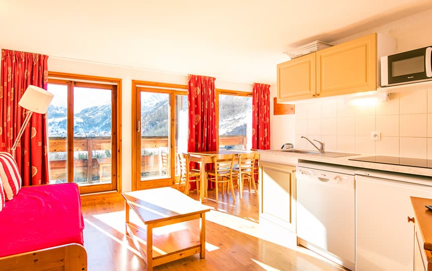 Résidence Le Hameau de Valloire - séjour 2P4
