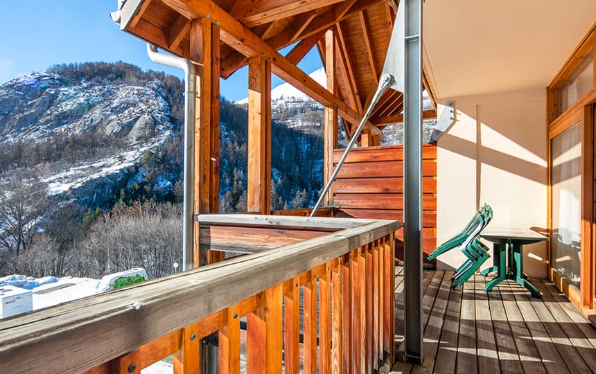 Résidence Le Hameau de Valloire - balcon 2P6