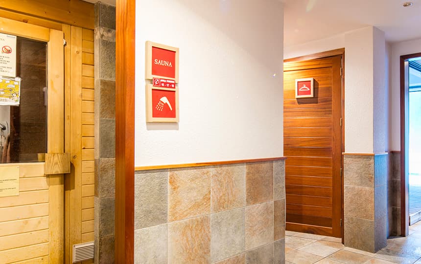 Résidence La Turra à Valfréjus - sauna