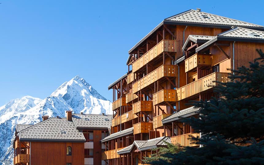 Résidence Andromède aux 2 Alpes en hiver