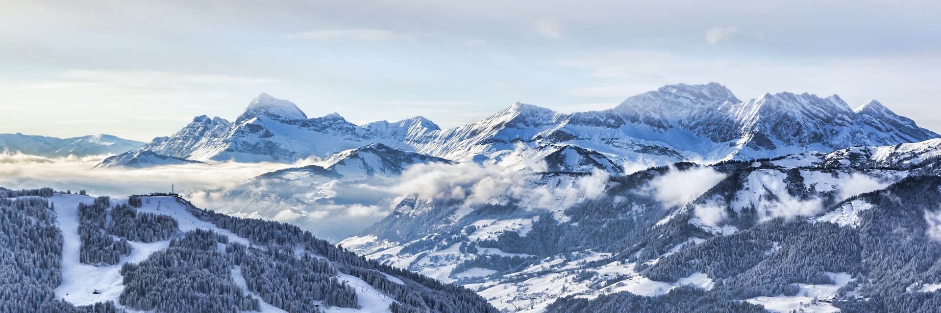Megève Montagne Ski Hiver