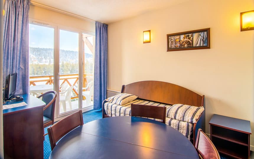 Résidence Pyrénées 2000 Font Romeu appartement cabine 6 personnes