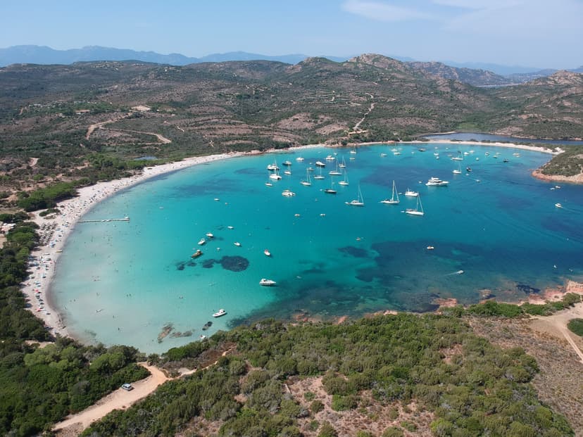 Vue de Bonifacio en Corse