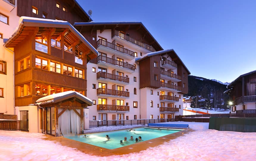 Résidence La Turra Valfréjus en hiver