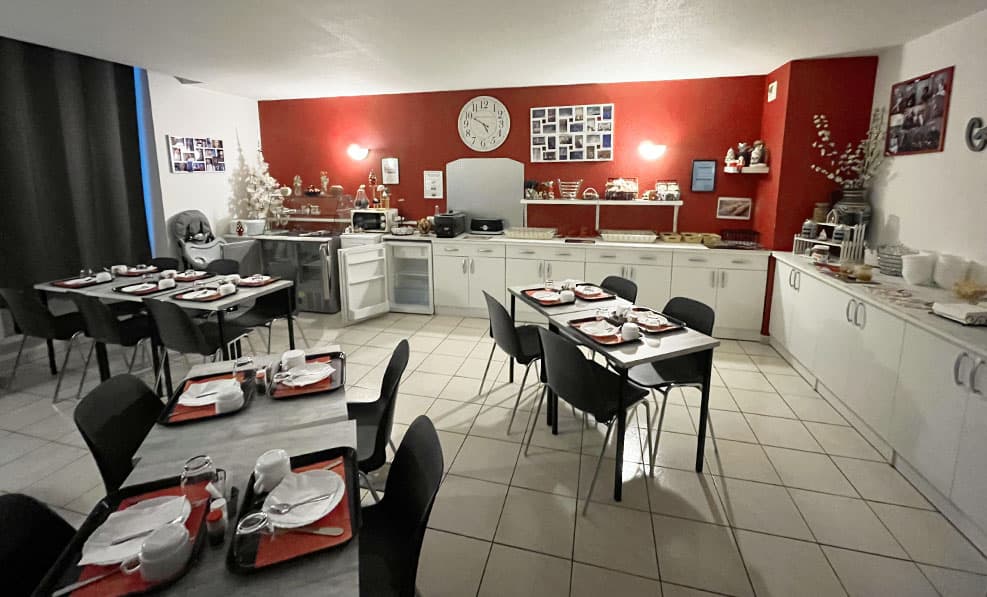 Salle de petit déjeuner Demeures champenoises confort